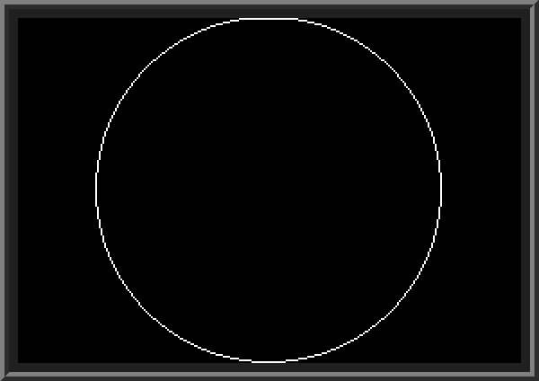 Faster version of algorithm drawing circle using square root function