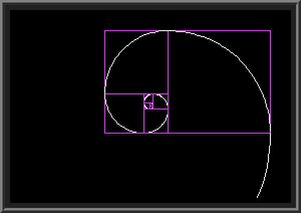 Fibonacci Spiral in BASIC