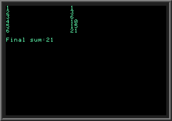 Exiting the FOR loop before reaching the end value