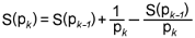 share of numbers divisible by first k primes